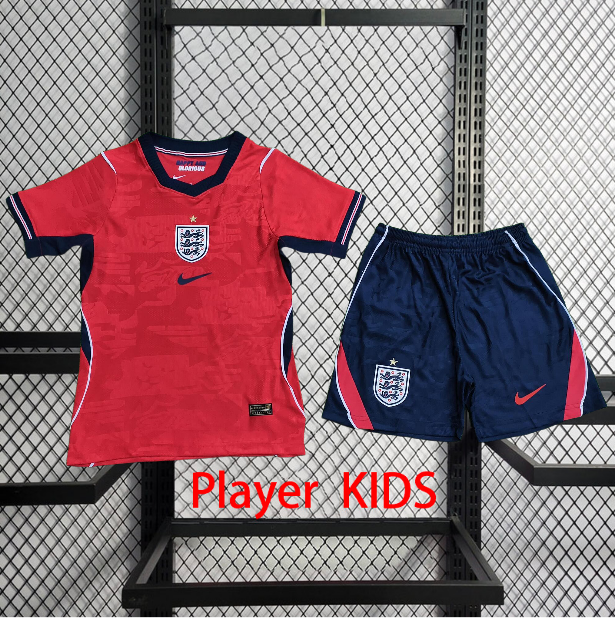 Player 2026 England Away Kids football jersey Player KIDS