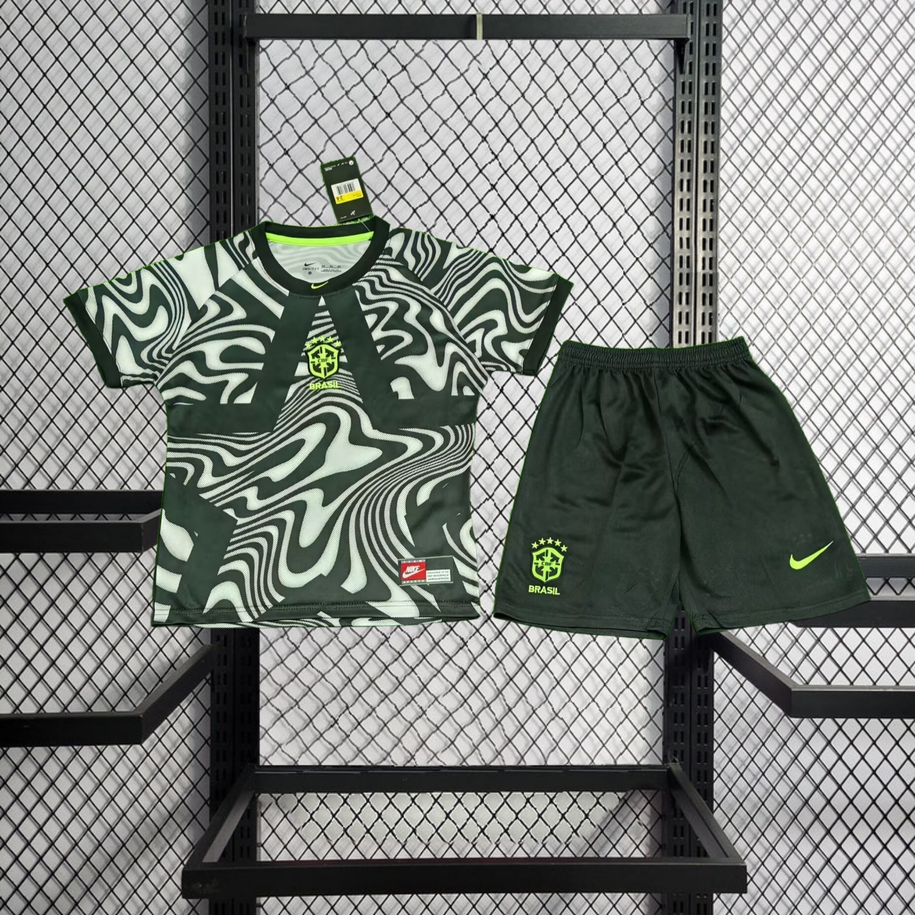 2026 Brazil goalkeeper kids Football jersey