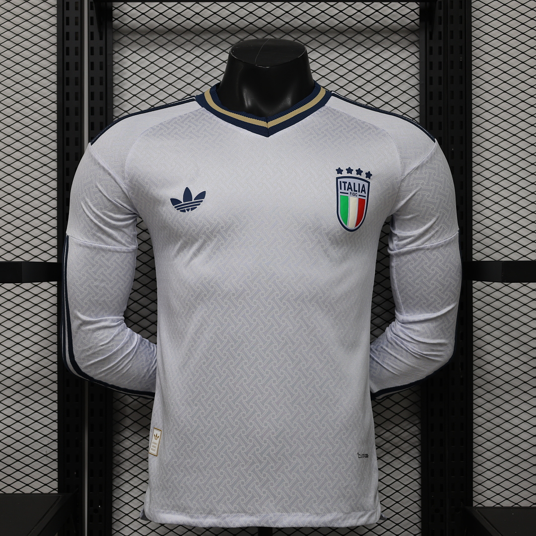 Player 2026 Italy Away Long sleeves Football jersey