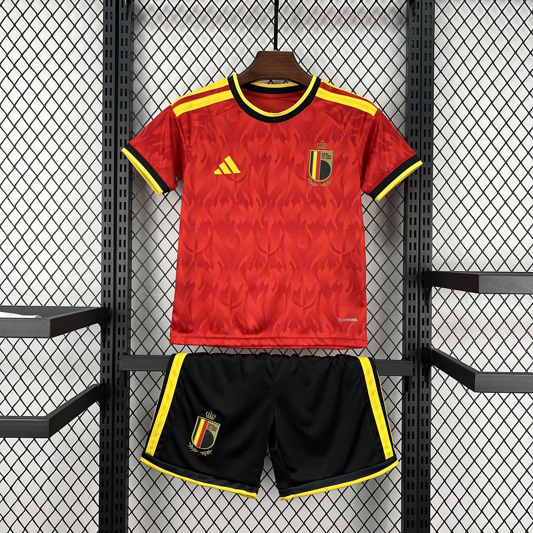 2026 Belgium Home kids Football jersey