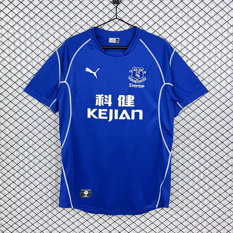 Retro 2002-03 Everton home Retro Football jersey