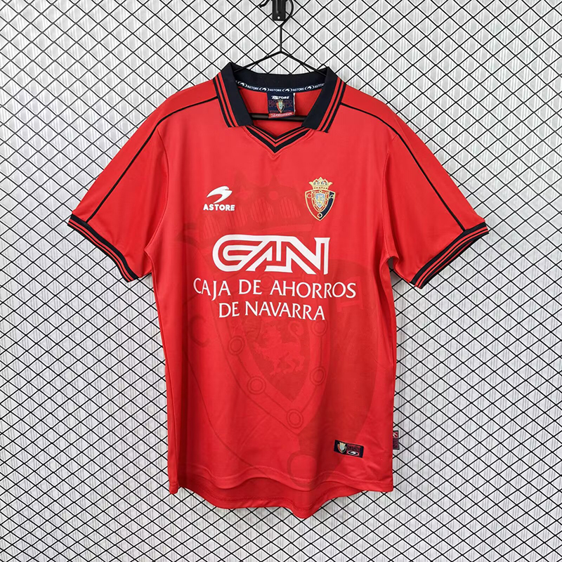 Retro 1998-99 Osasuna Home Retro Football jersey