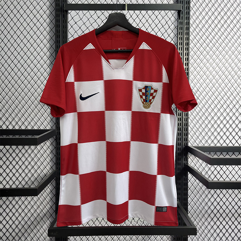 Retro 2018 Croatia Home retro Football jersey