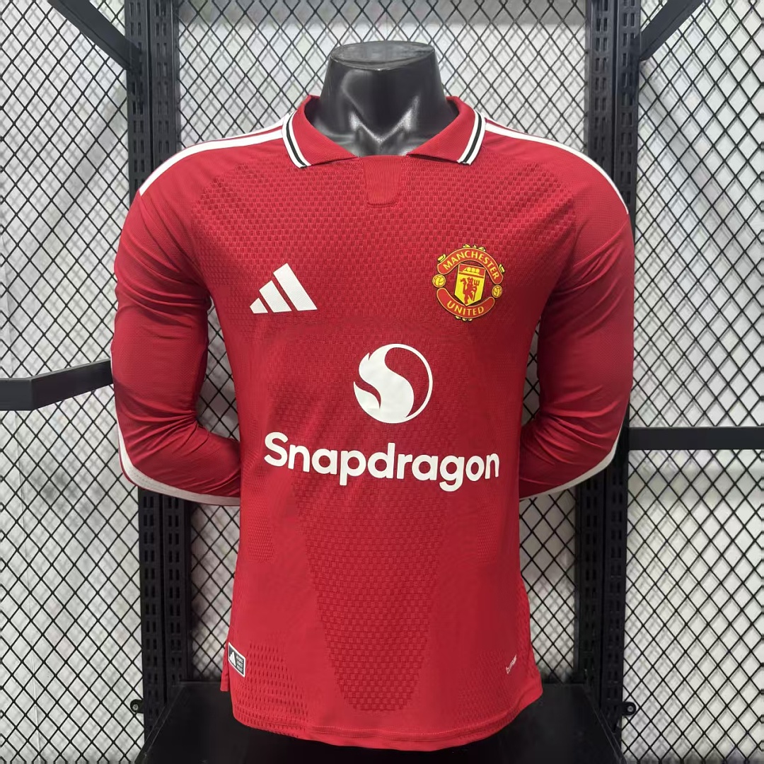 Player 2026-27 Manchester United Home Long sleeves Football jersey