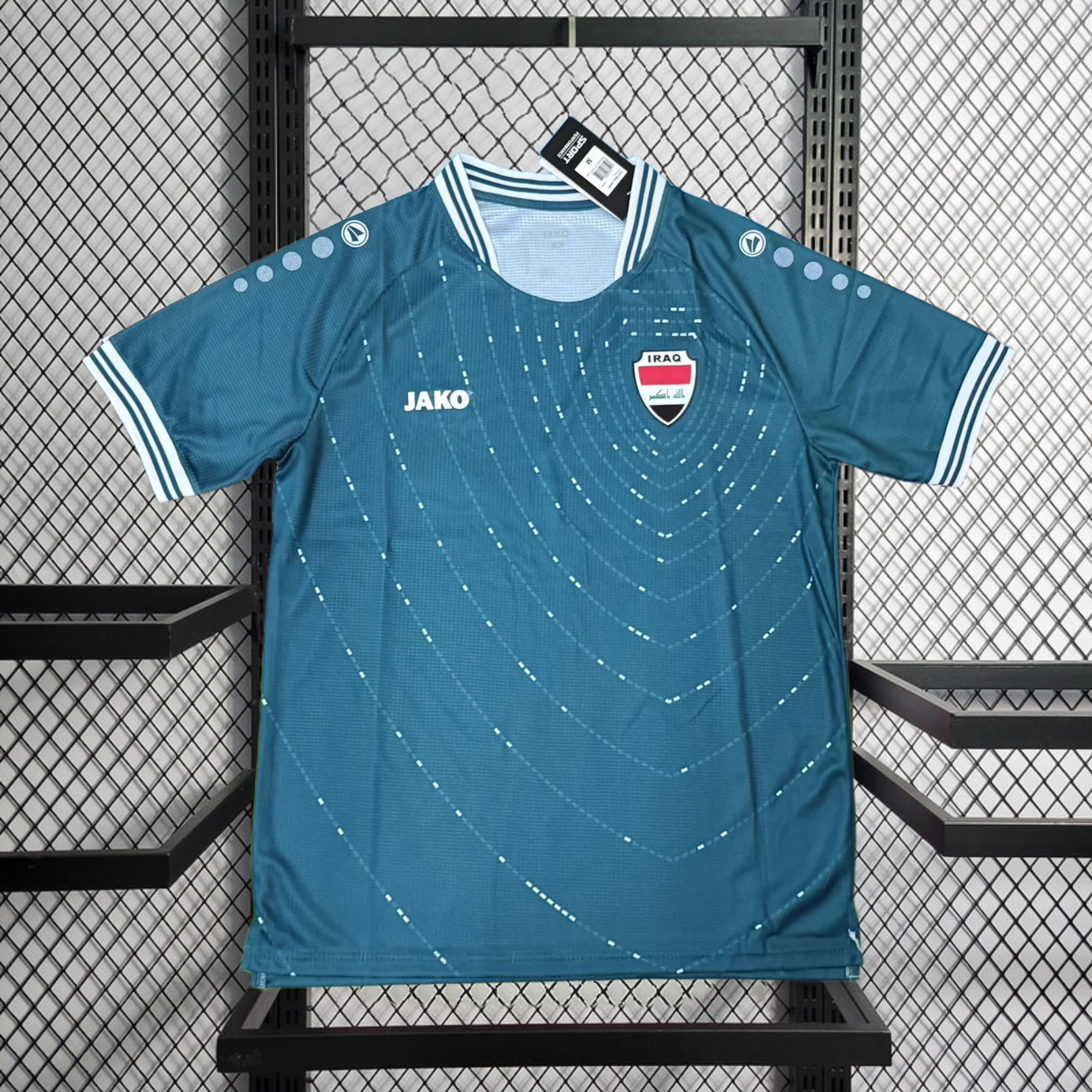 2026 Iraq blue Football jersey