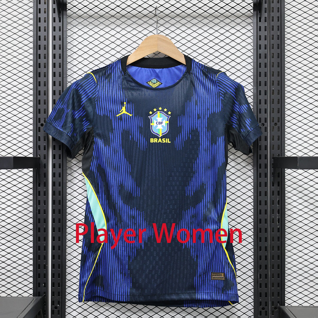 Player Women 2026 Brazil Away Football jersey