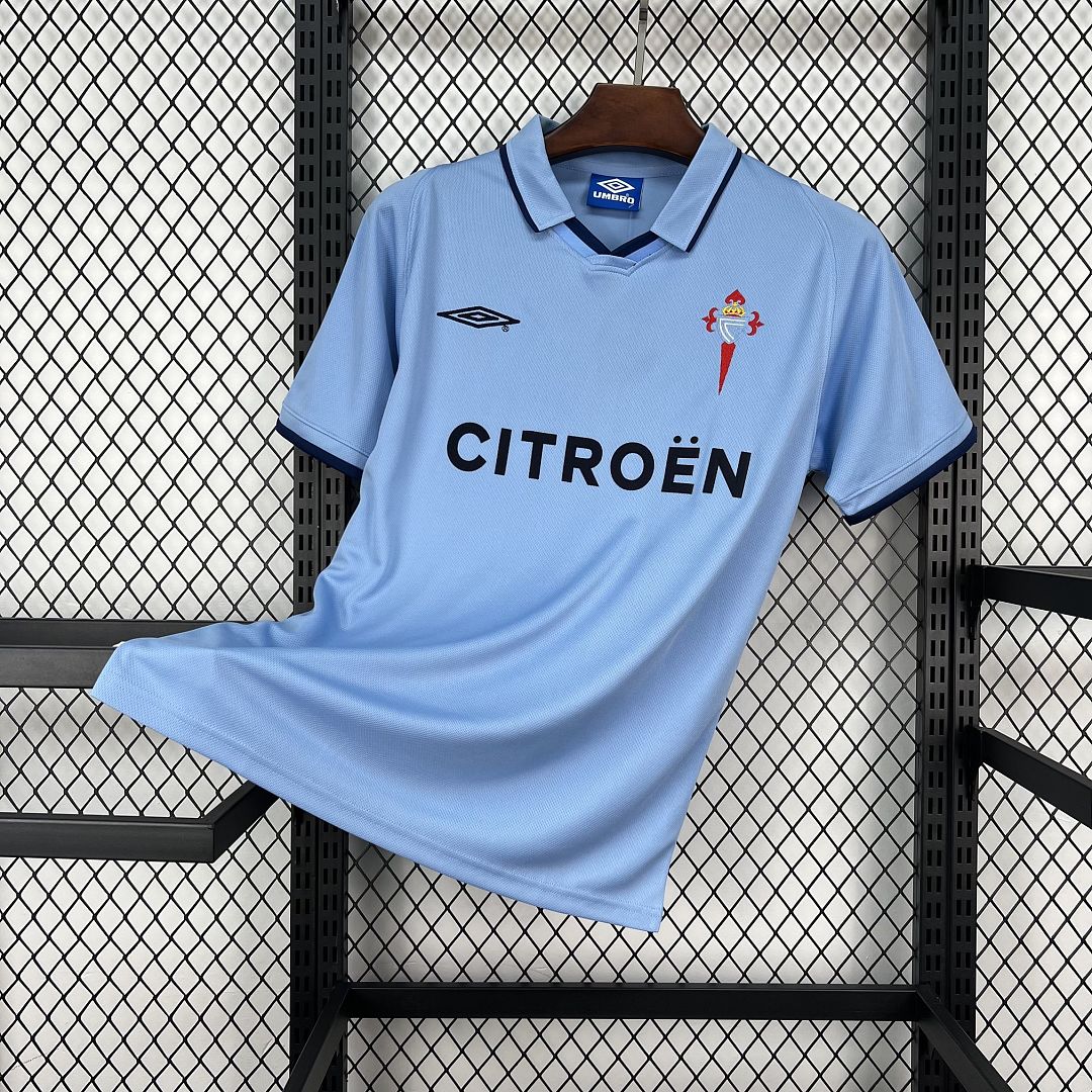 Retro 2001-02 Celta Vigo Home Retro UCL Football jersey