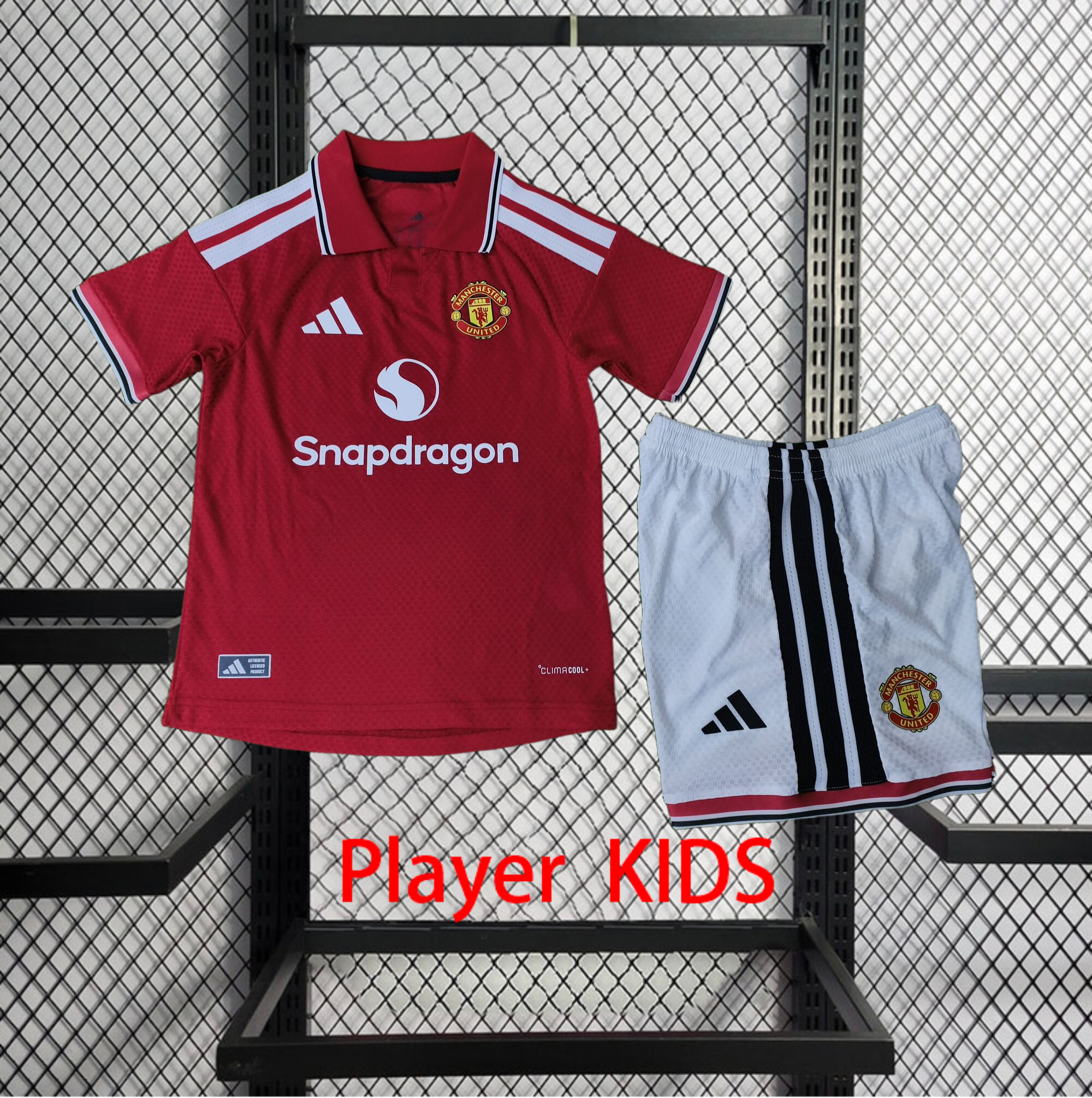 Player 2026-27 Manchester United Home Kids football jersey Player KIDS