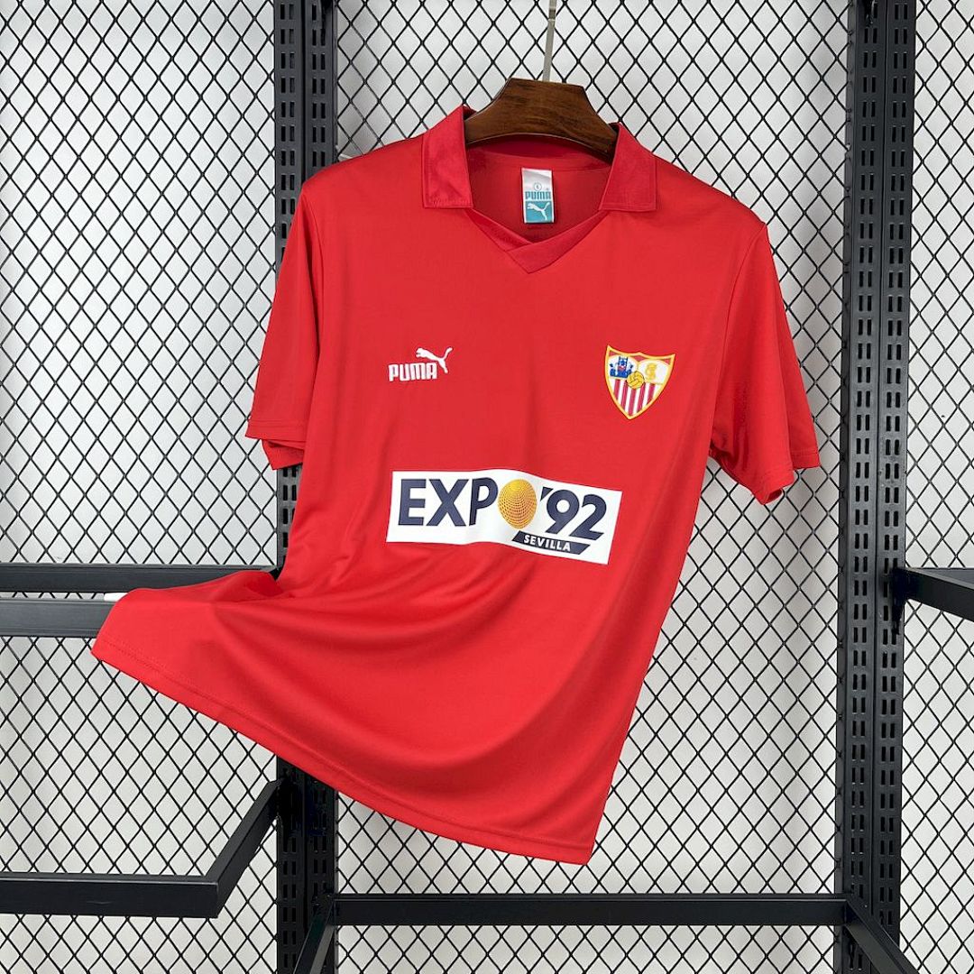 Retro 1987-90 Sevilla Away Retro football jersey