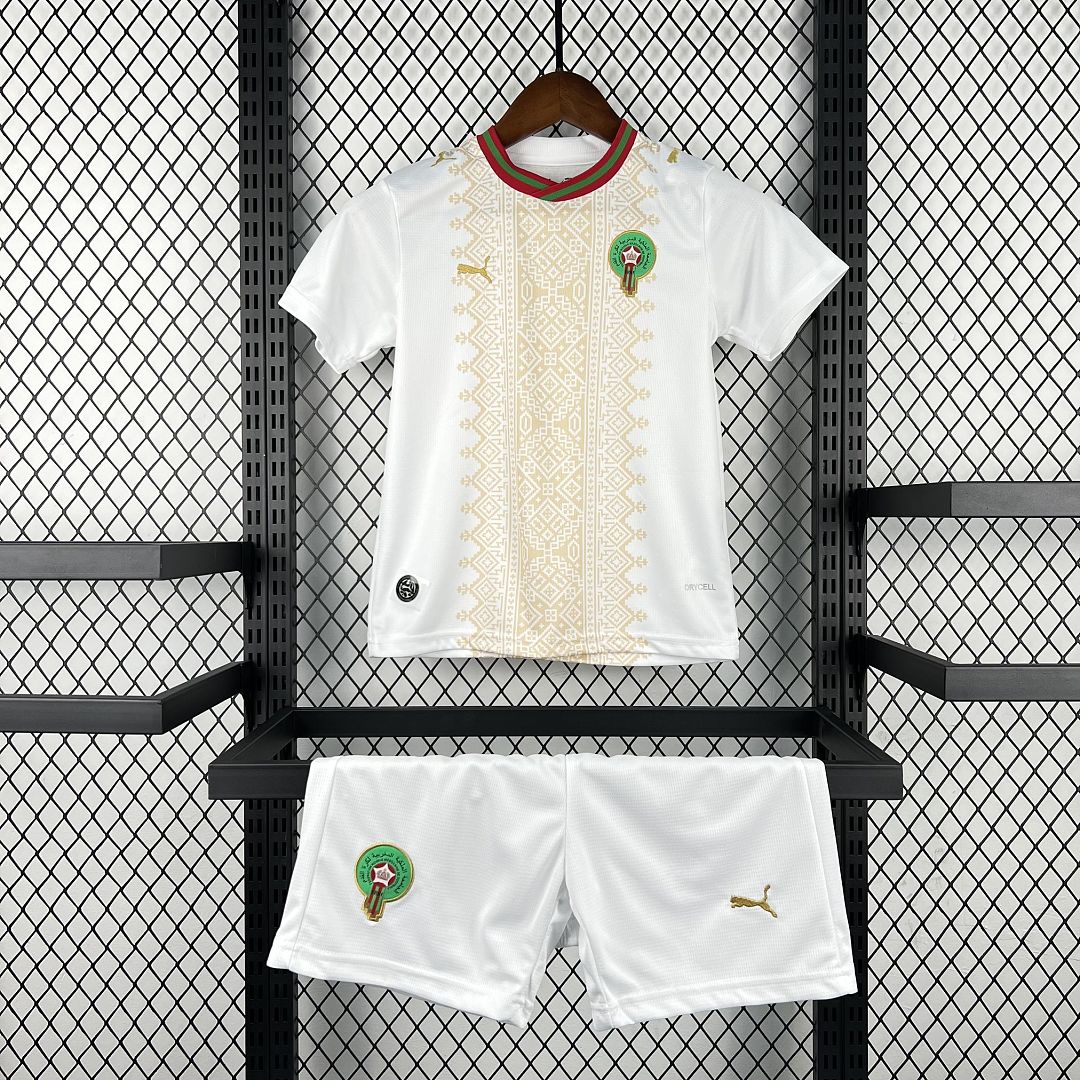 2026 Morocco Away kids Football jersey