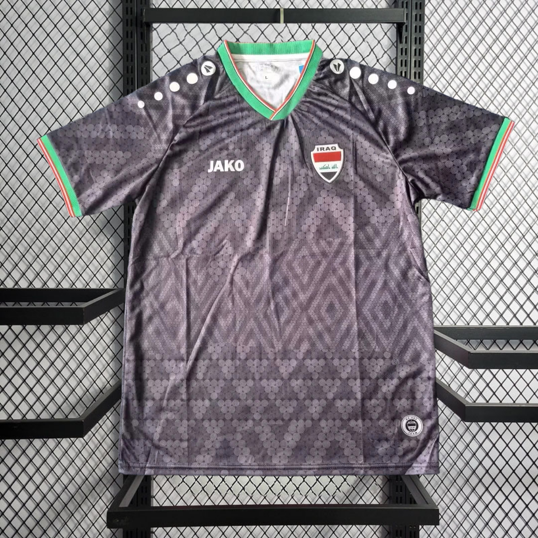 2026 Iraq black Football jersey