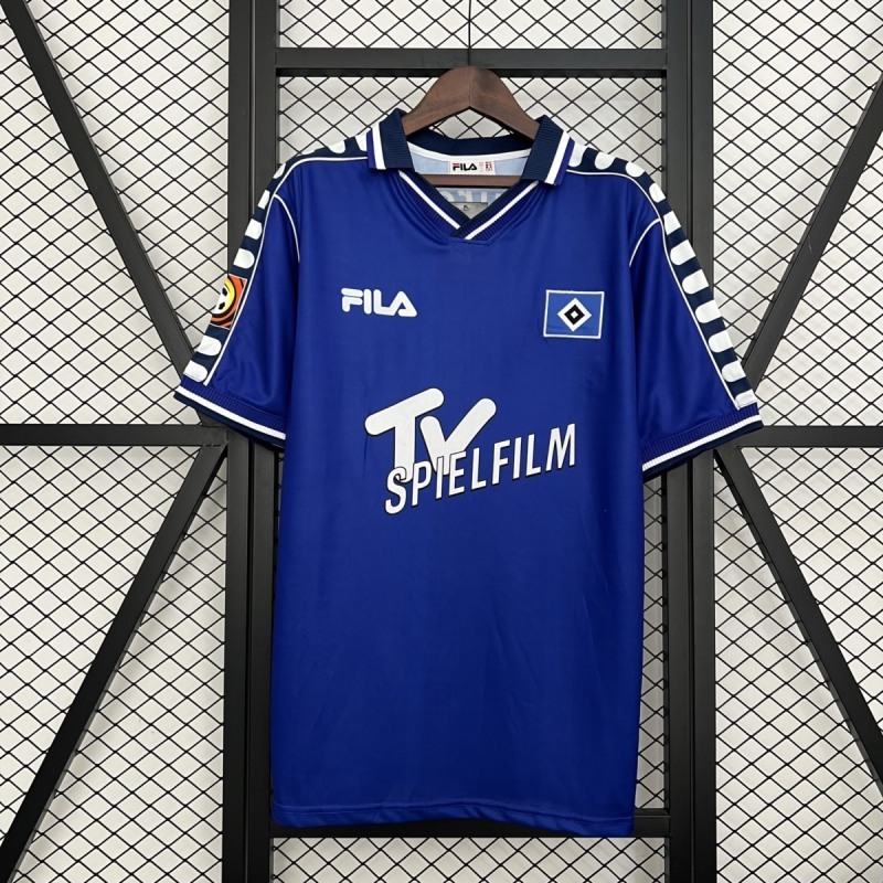 Retro 2000 Hamburger SV Retro Blue Football jersey
