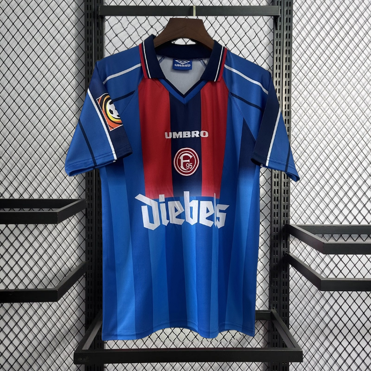 Retro 1997-98 Fortuna Dusseldorf Away Retro Football jersey