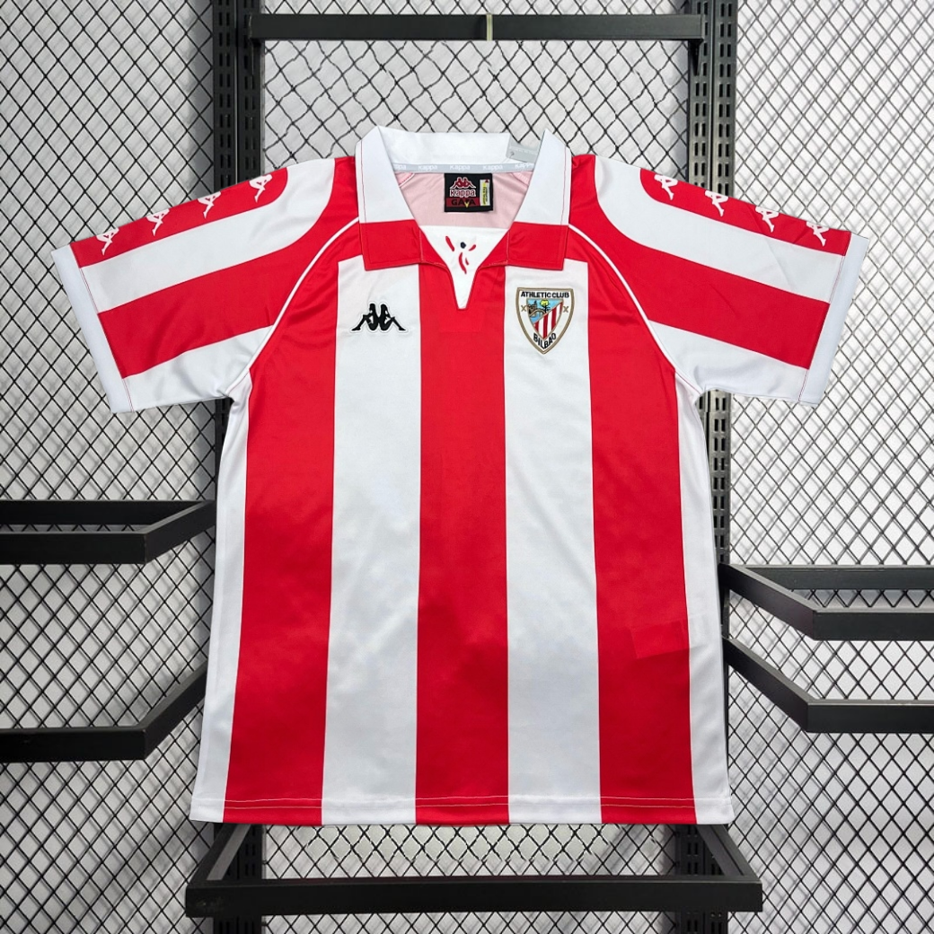 Retro 1998-99 Athletic Bilbao Home Retro Football jersey