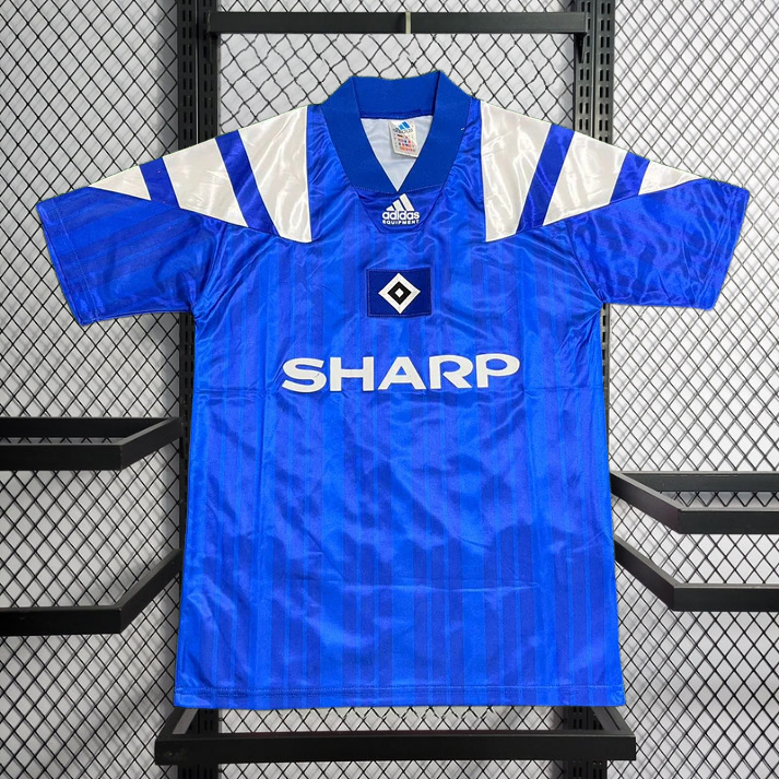 Retro 1992-93 Hamburger SV Away Retro Football jersey