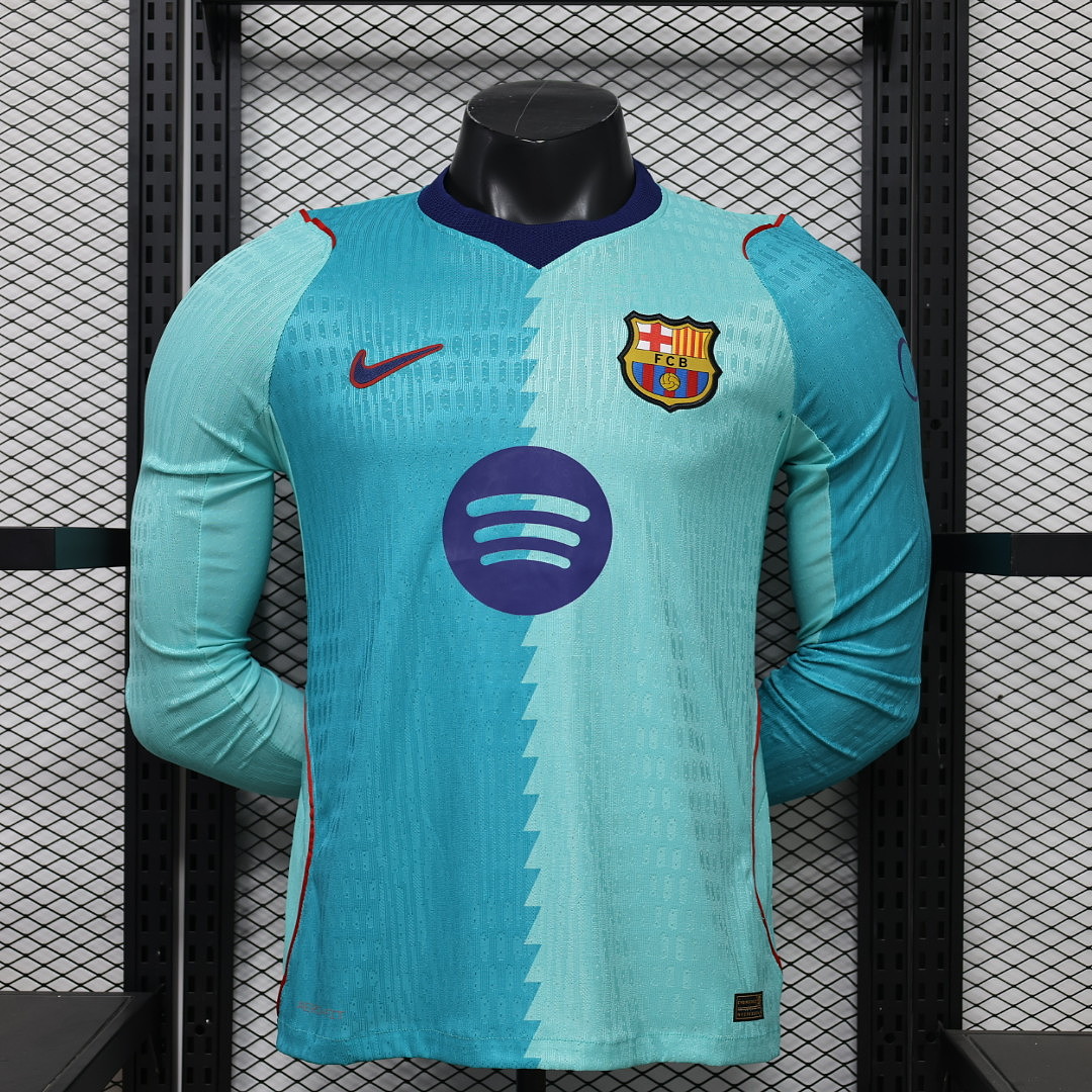 Player 2026-27 Barcelona Third Away Long sleeves Football jersey