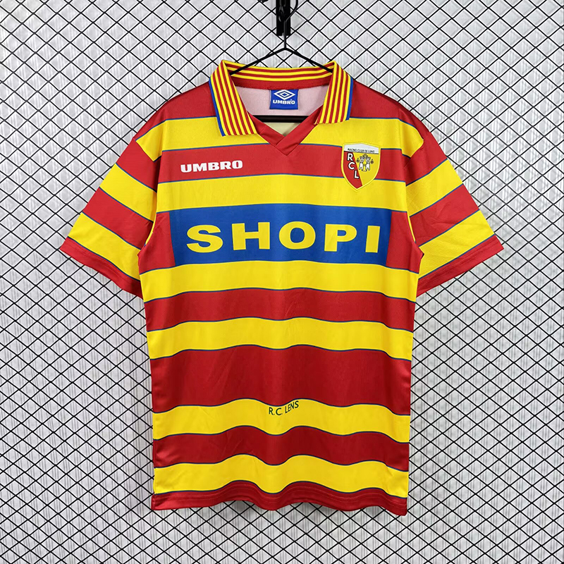 Retro 1996-97 Lens Home Retro Football jersey