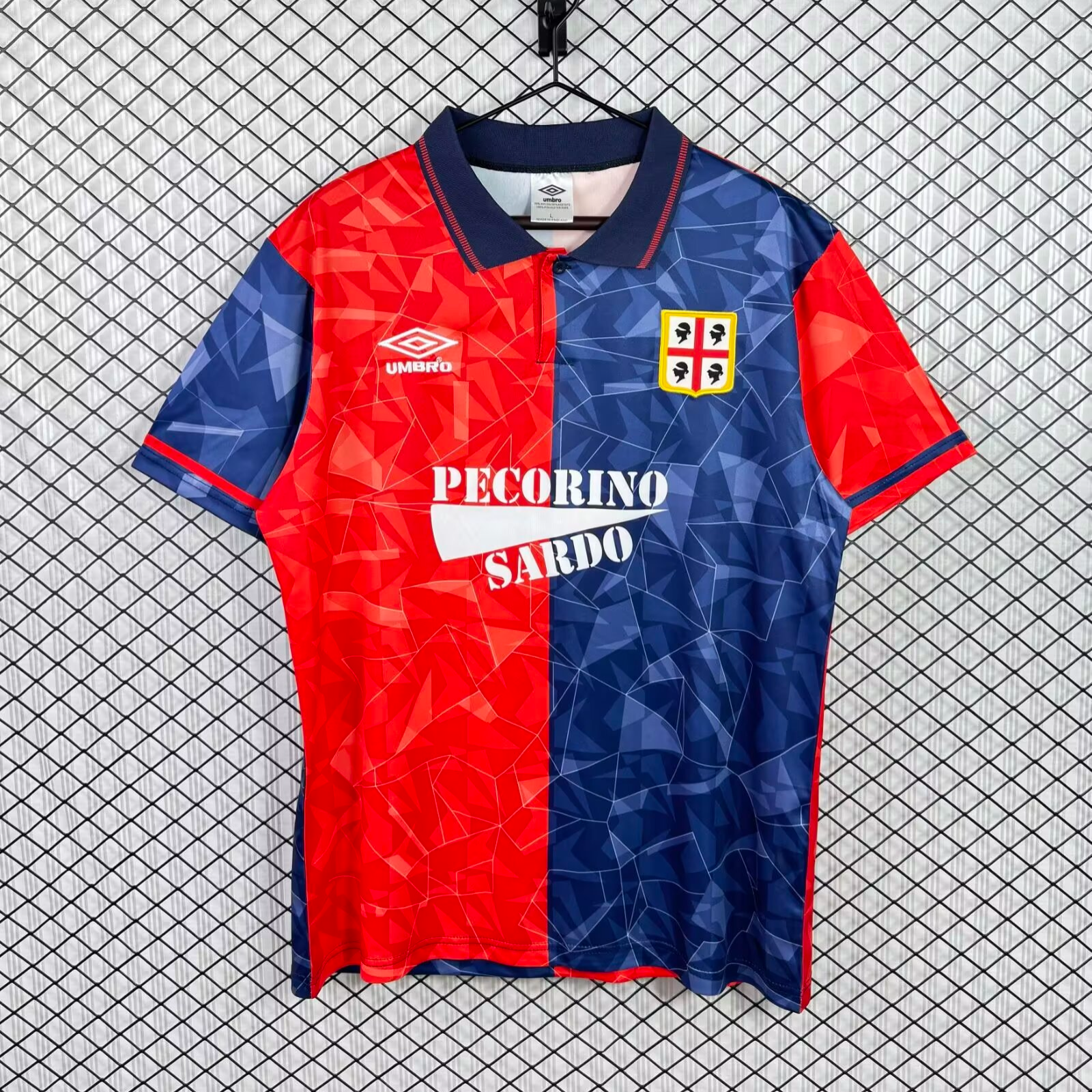 Retro 1992-93 Cagliari Home Retro Football jersey