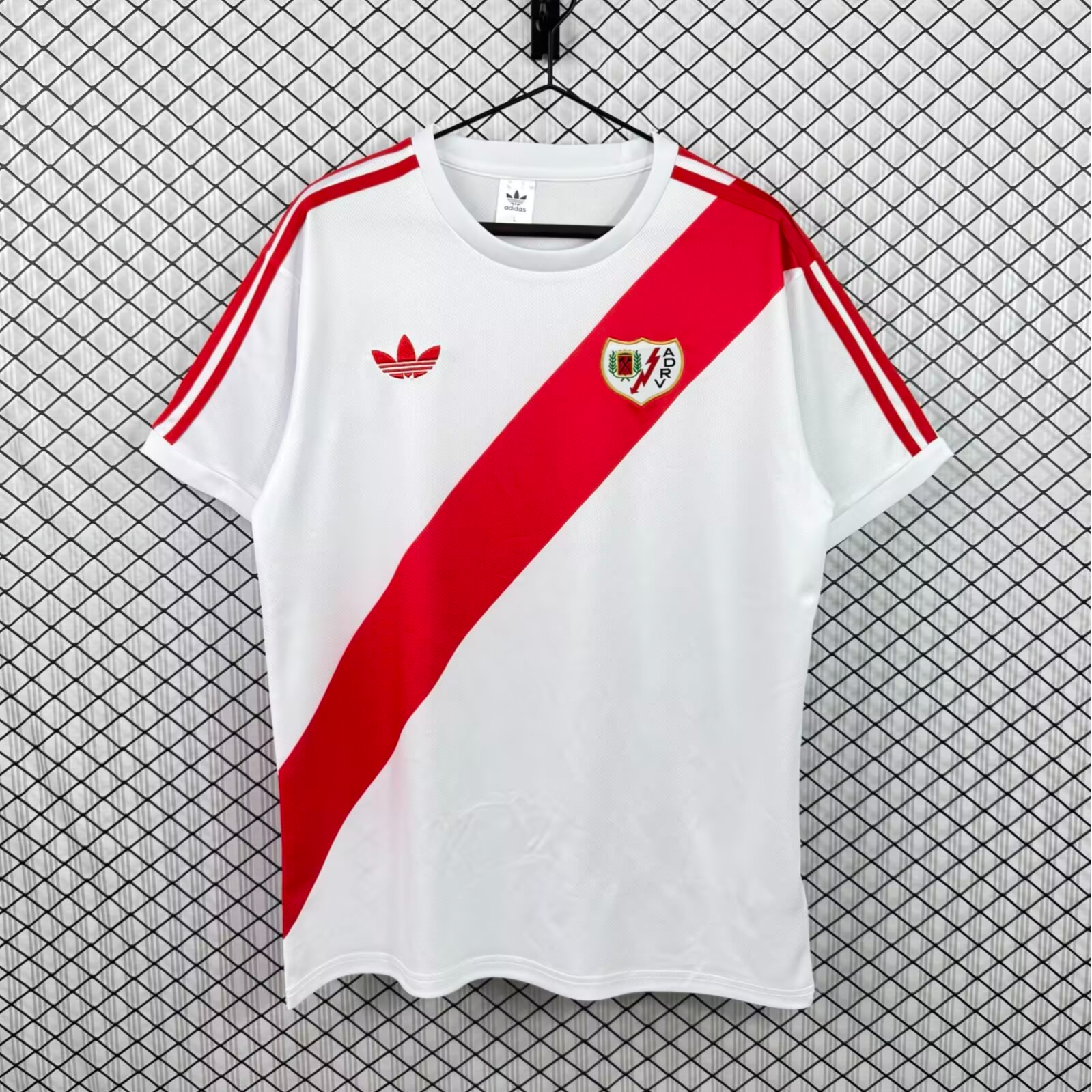 Retro 1977-79 Rayo Vallecano Home Retro Football jersey