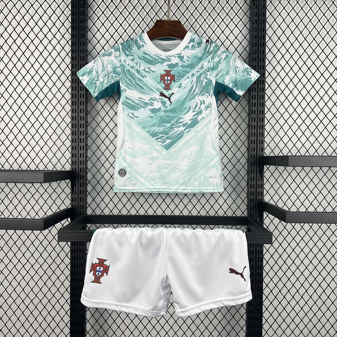 2026 Portugal Away kids Football jersey