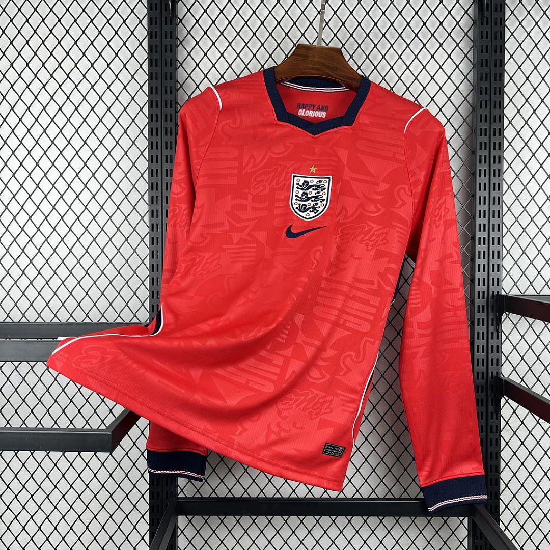 2026 England Away Long sleeves Football jersey