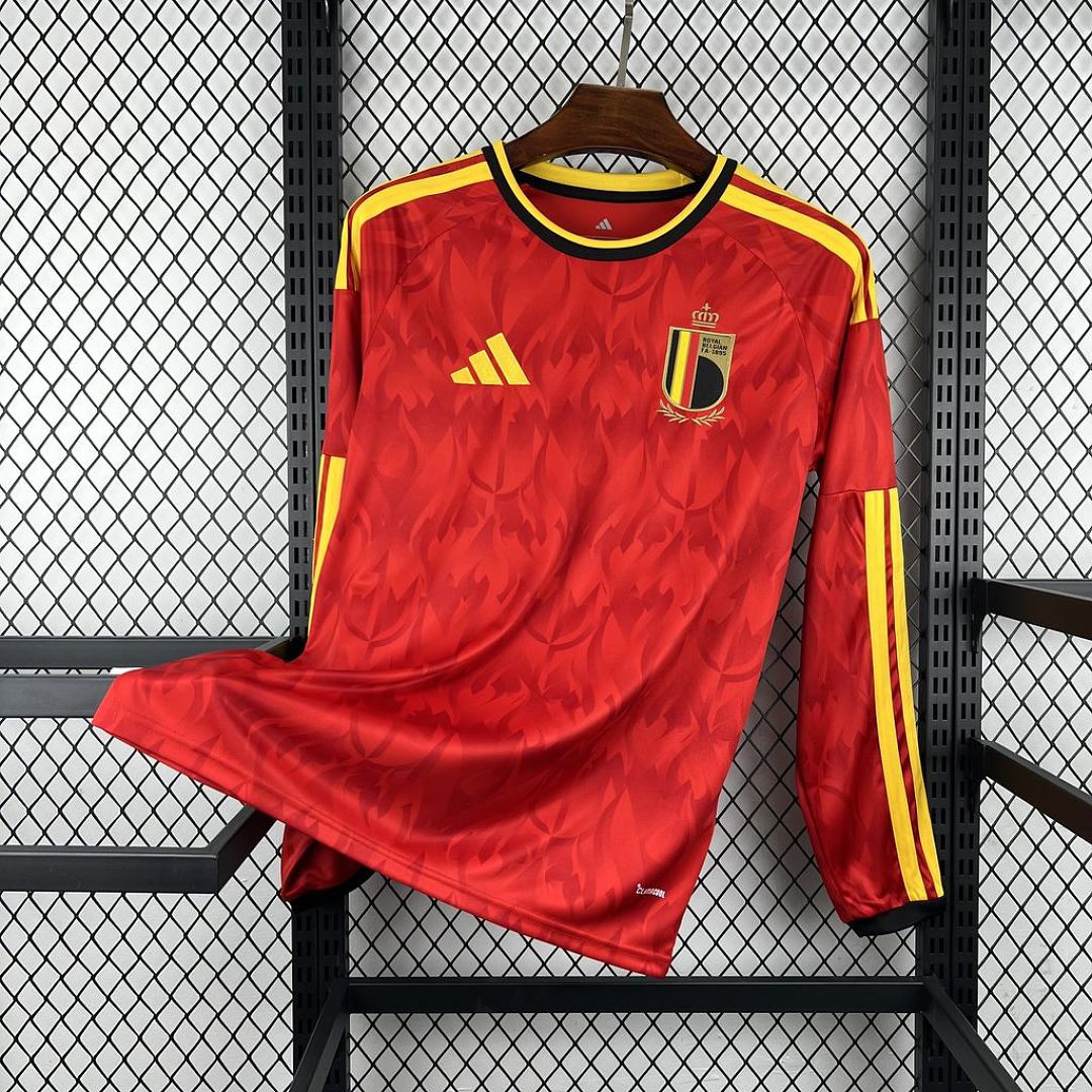 2026 Belgium Home Long sleeves Football jersey