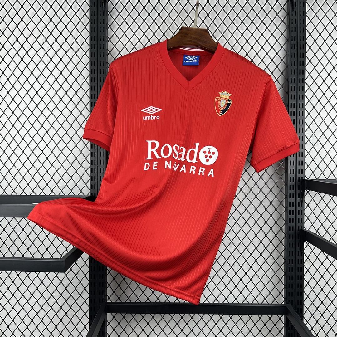 Retro 1987-88 Osasuna Home Retro Football jersey
