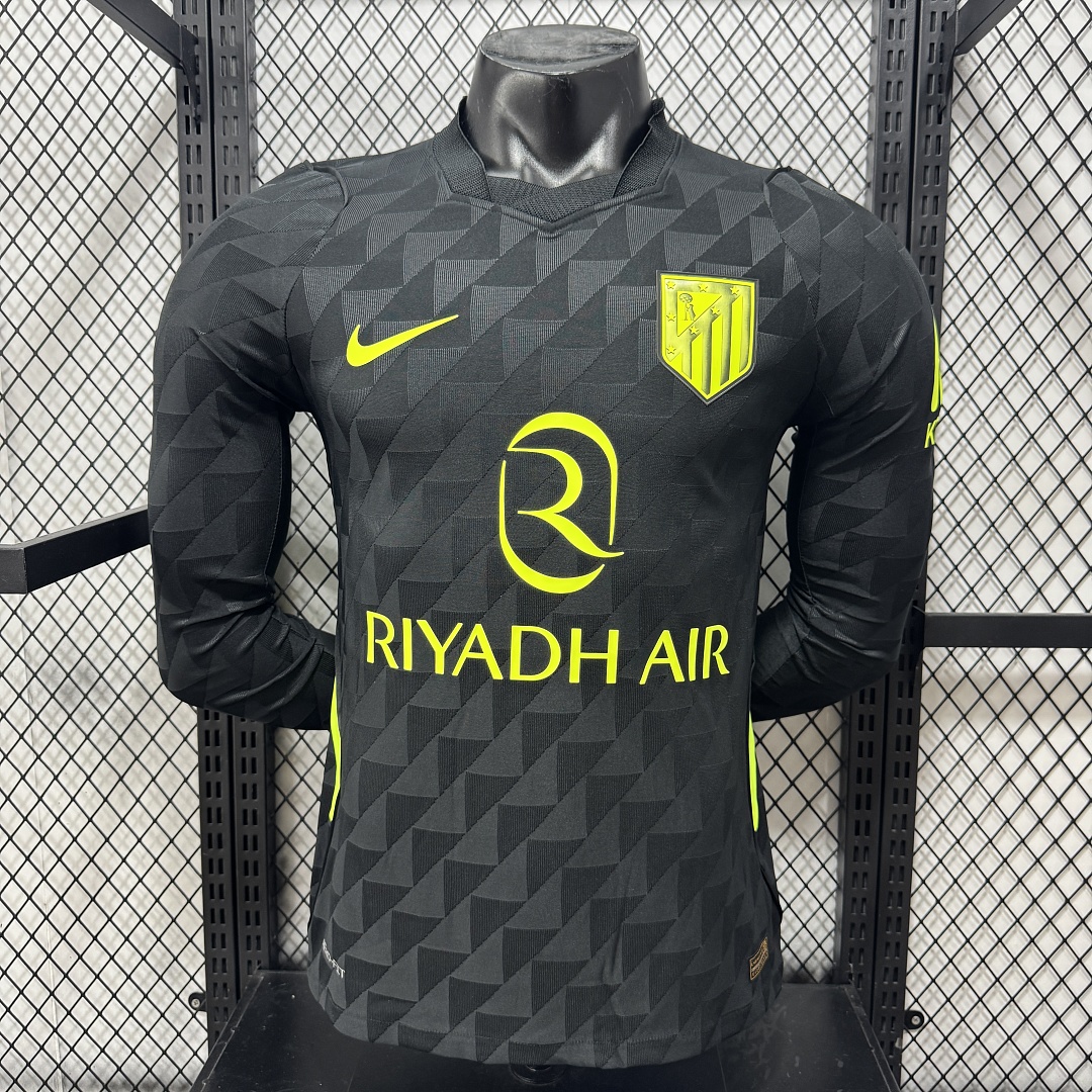 Player 2026-27 Atletico Madrid Away Long Sleeves Football jersey