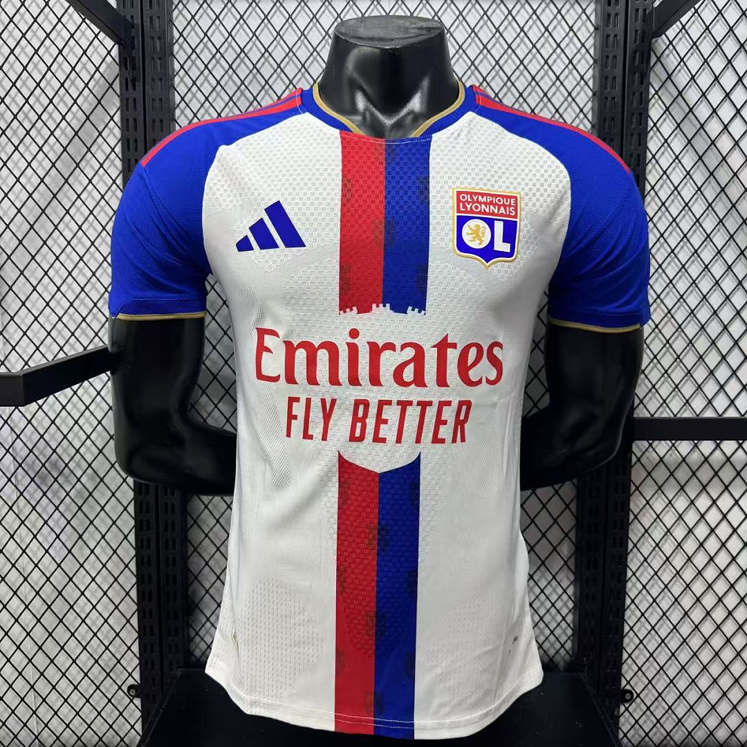 Player 2026-27 Lyon OL Home Olympique Lyonnais Football jersey