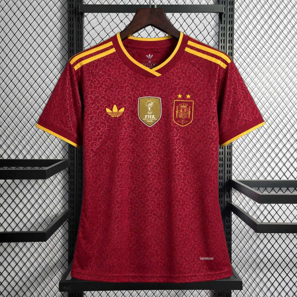 Womens 2026 Spain Third Away champion Football jersey