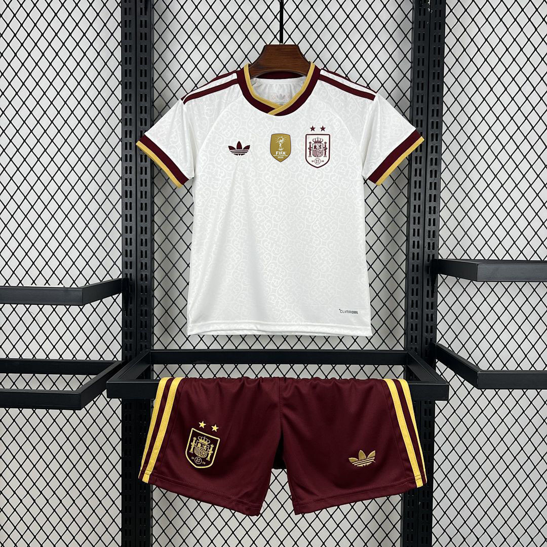 2026 Spain Away champion kids Football jersey