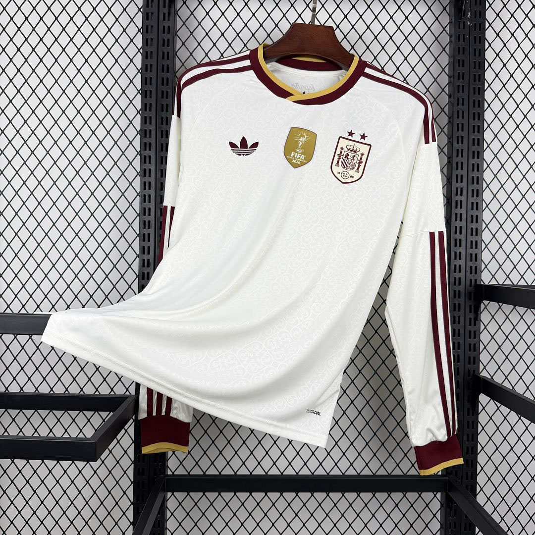2026 Spain Away champion Long sleeves Football jersey
