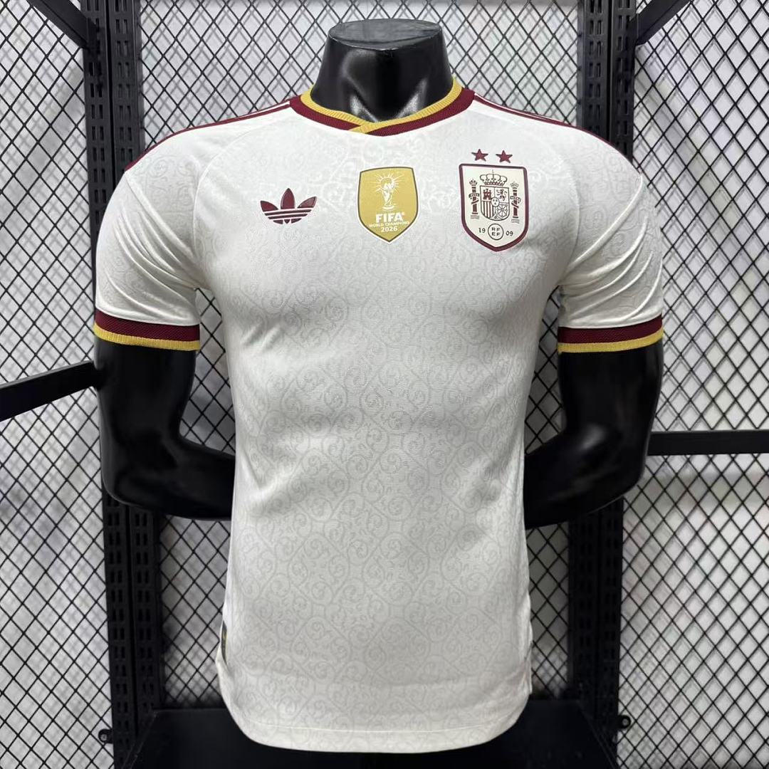 Player 2026 Spain Away champion Football jersey