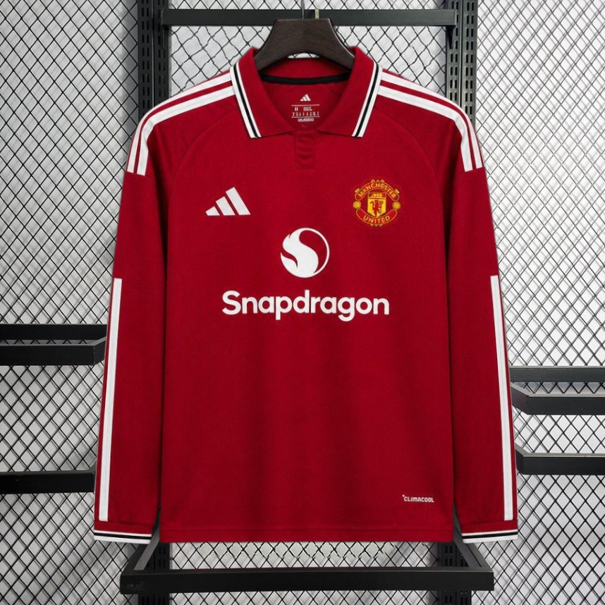 2026-27 Manchester United Home Long sleeve football jersey