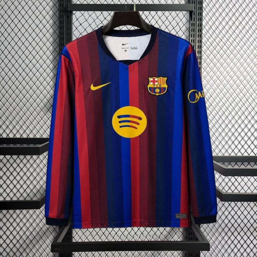 2026-27 Barcelona Home Long sleeves Football jersey