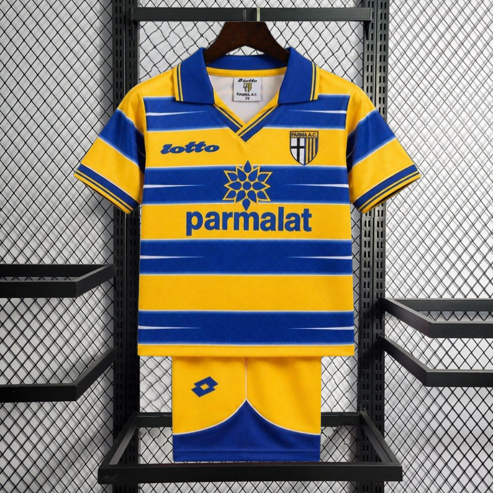 retro 1998-99 Parma Home retro Kids football jersey