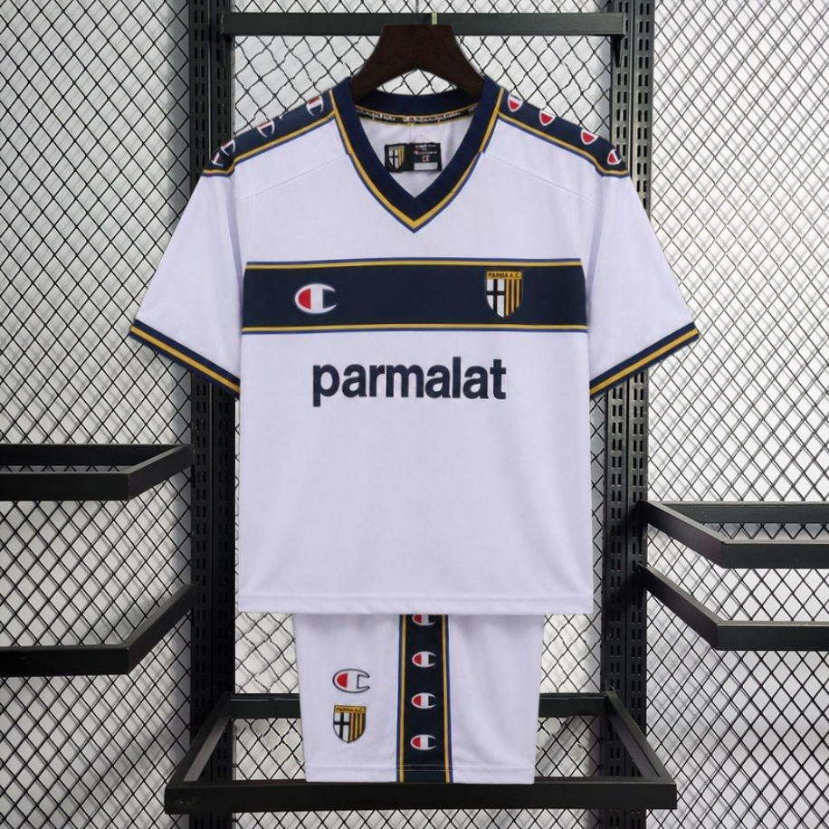 retro 2003-04 Parma Away retro Kids football jersey