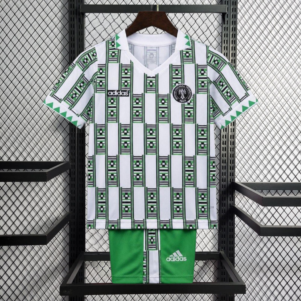Retro kids 1994 Kids Nigeria Away retro Football jersey