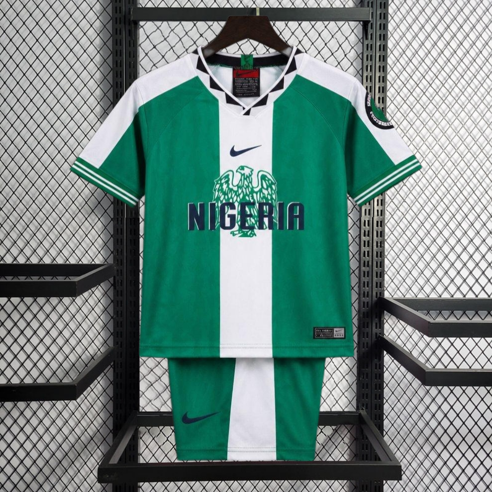 Retro 1996 Nigeria home Retro Kids Football jersey