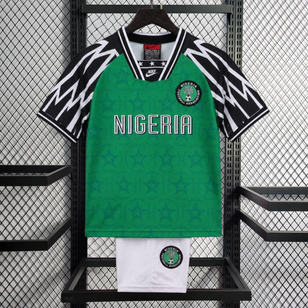 Retro Kids 1994-95 Kids Nigeria Home retro Football jersey
