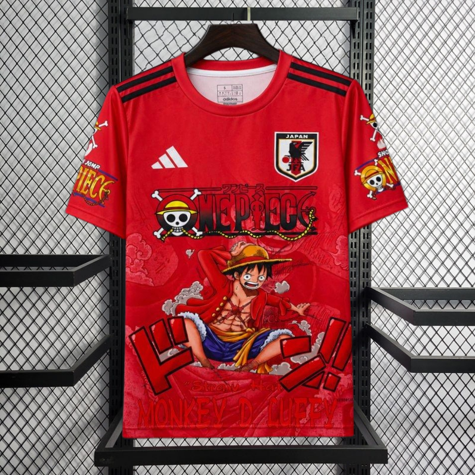 2026 Japan x One Piece Red Special Edition Football jersey