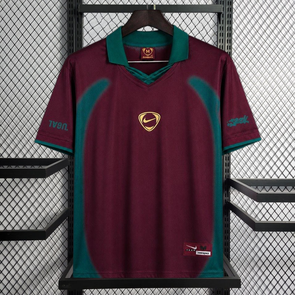 2026 Portugal x Cactus Jack Total 90 Pre-Match Wine Football Jersey