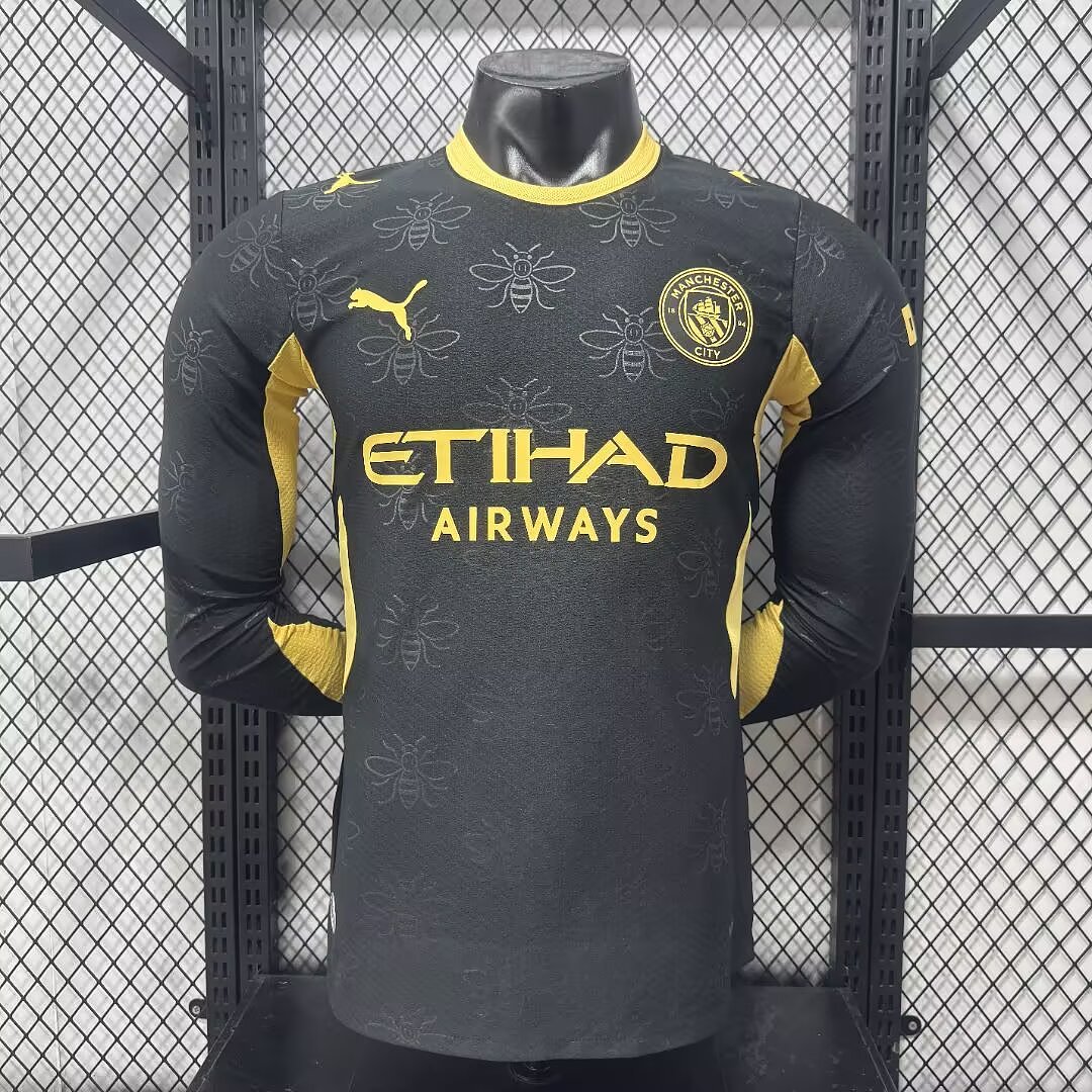 Player 2026-27 Manchester City Away Long sleeves Football jersey