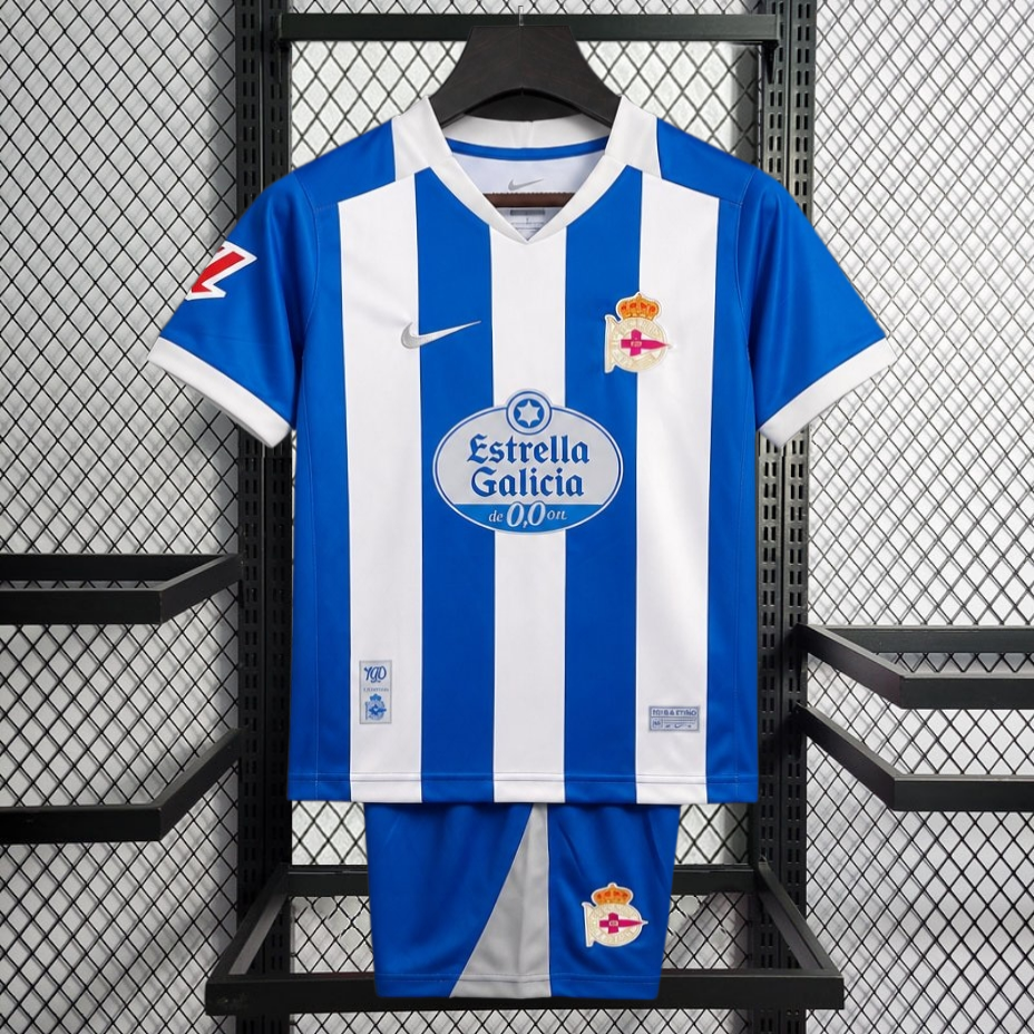 2026-27 Deportivo La Coruna Home KIDS Football jersey