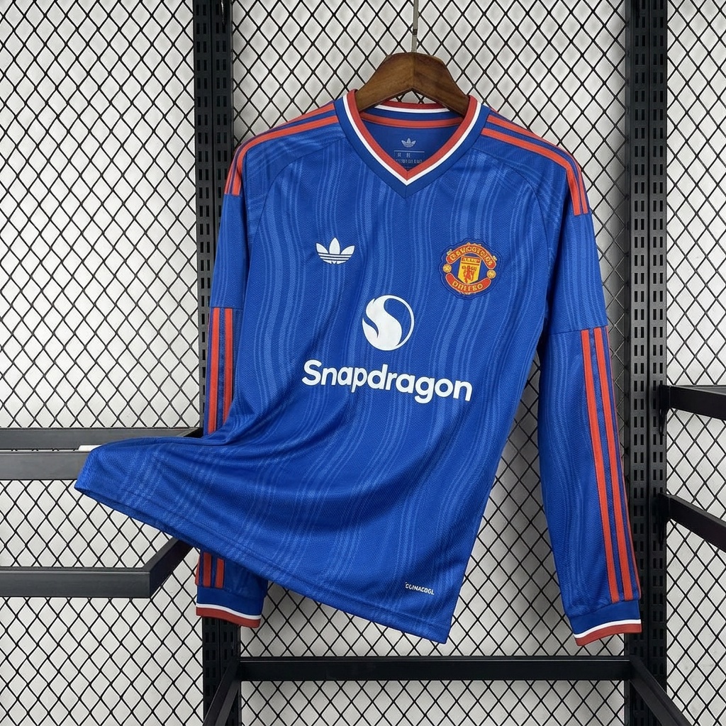 2026-27 Manchester United Away Long sleeves Football jersey