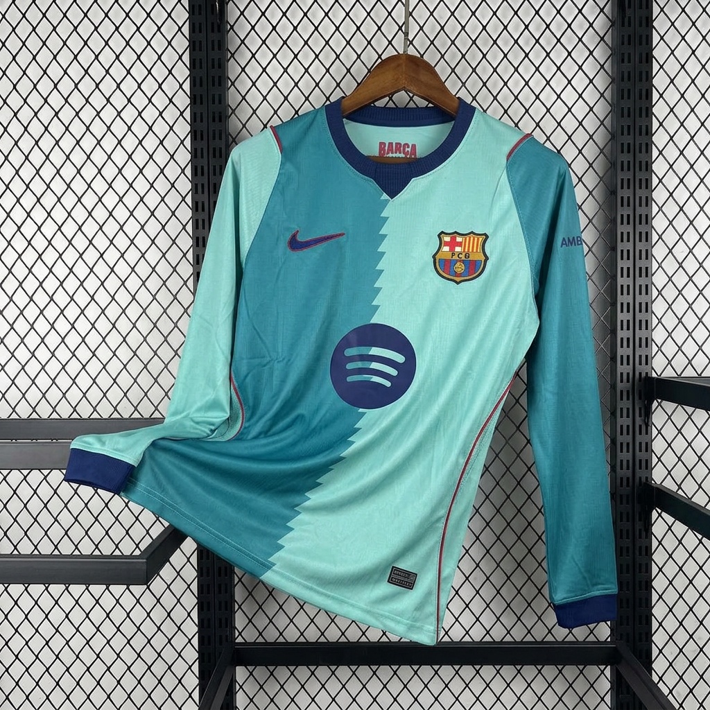 2026-27 Barcelona Third Away Long sleeves Football jersey