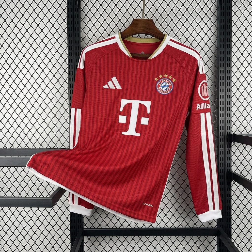 2026-27 Bayern Munchen Home Long sleeve football jersey