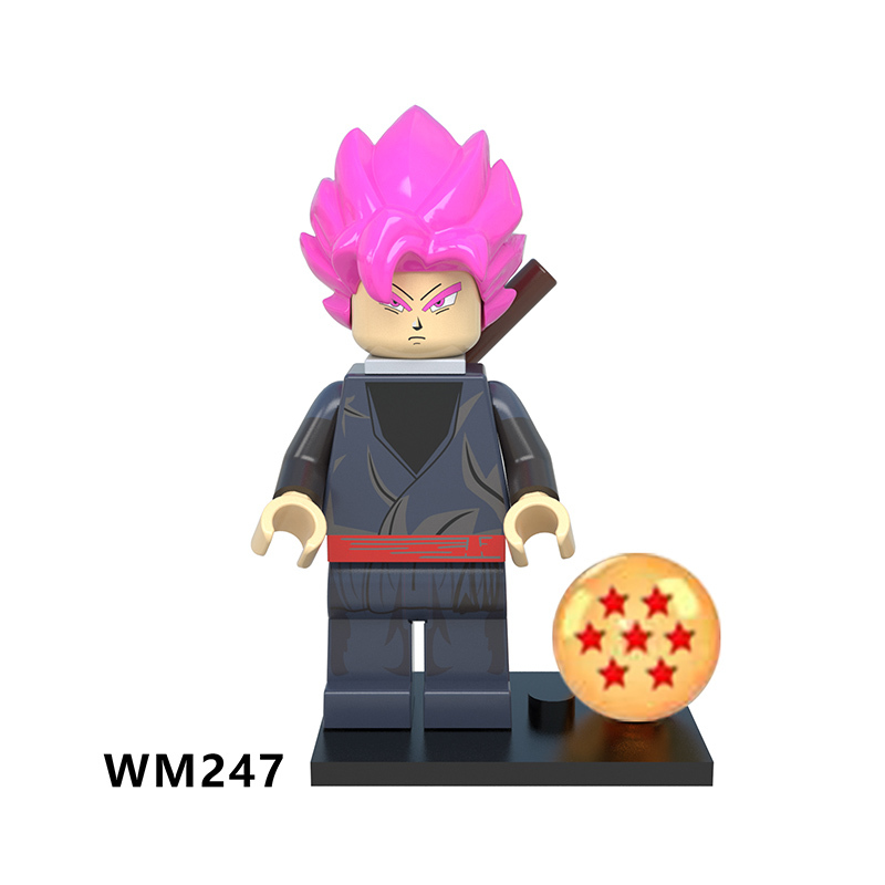 WM6032 Anime Dragon Ball goku Vegeta piccolo birusu broli buu mini figures juguetes mini toys building blocks sets Toys for kids