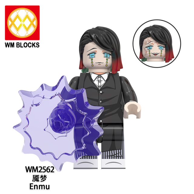 WM6163 lego Anime Demon Slayer kamado tanjirou Hantengu mini figures juguetes mini toys building blocks sets Toys for kids