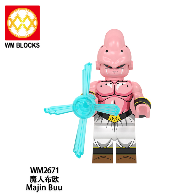 WM6177 lego Anime Dragon Ball goku Vegeta piccolo birusu broli buu mini figures juguetes mini toys building blocks sets Toys for kids